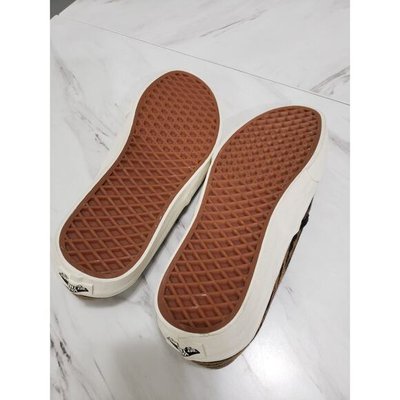 NEW Vans Zebra Woven Tiger Print Slip On SF Brown Sneaker SIZE MENS 8 /WOMEN 9.5 - Picture 5 of 7